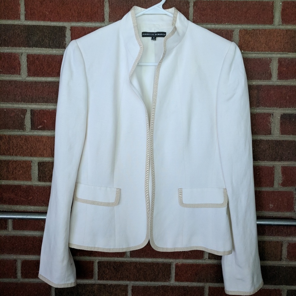 Isabella DeMarco White Blazer